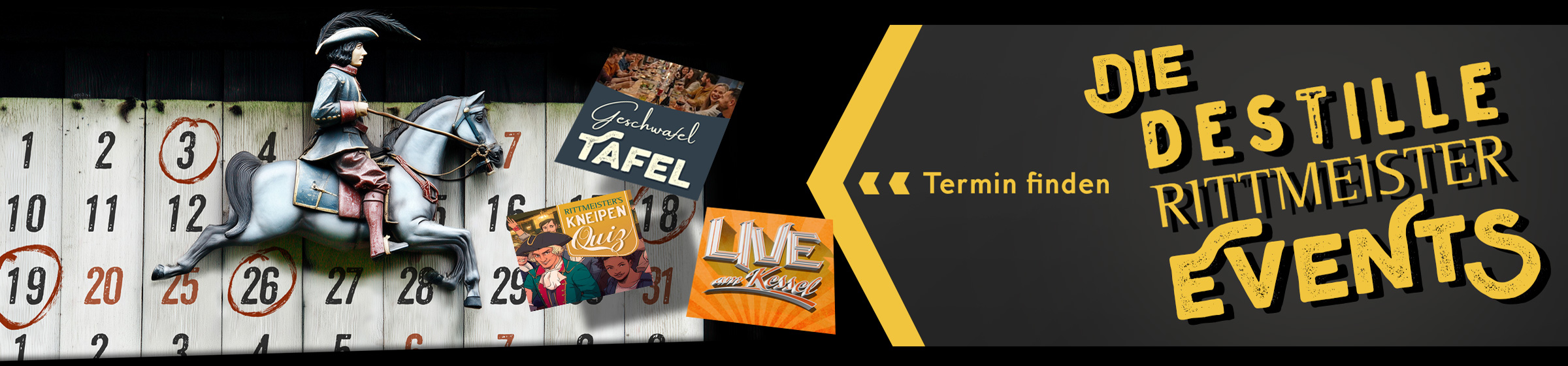 Der Destille-Rittmeister-Eventkalender